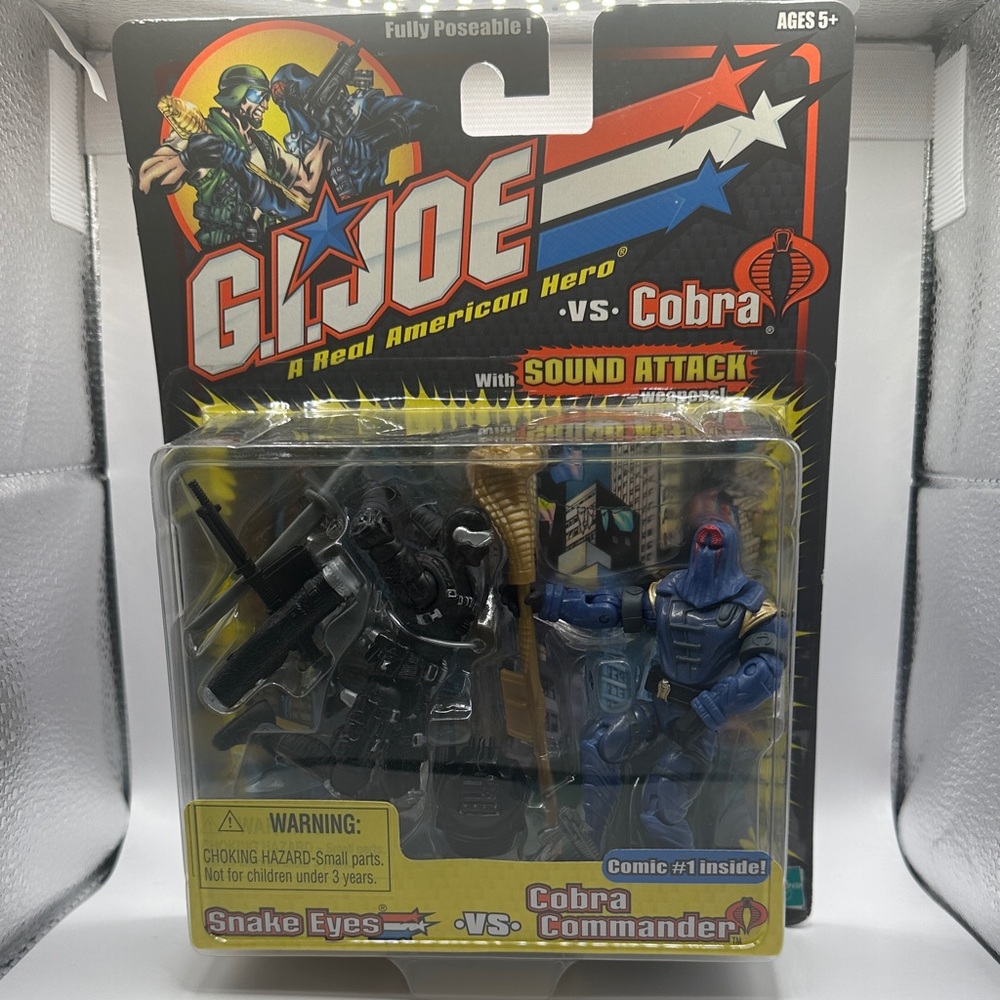 Snake Eyes vs. Cobra Commander - G.I. Joe vs Cobra Action Figure